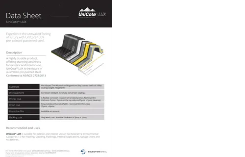 MetalCladdingSystems_unicote_lux_steel_datasheet