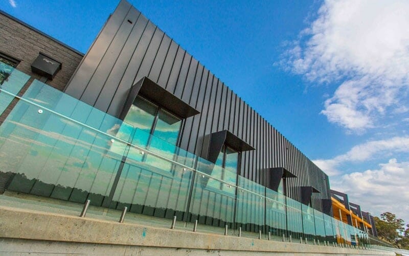 Nailstrip and Snaplock cladding in COLORBOND® Monument® at Kilmore Hospital Building One, Melbourne