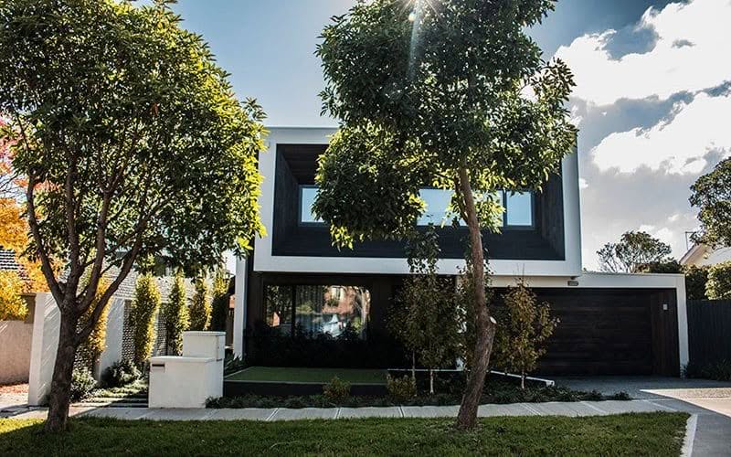 Standing Seam cladding in VMZINC, Anthra at Young Street House, Melbourne